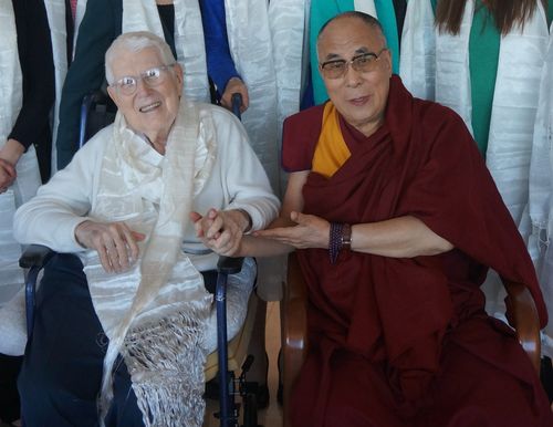 Dr Beck with Dalai Lama